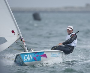 David Wright (CAN) competing today, 31.07.12, in the Men&rsquo;s One Person Dinghy (Laser) event in The London 2012 Olympic Sailing Competition.

 photo copyright onEdition http://www.onEdition.com taken at  and featuring the  class