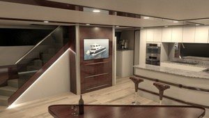 Saloon n Galley photo copyright Swan Super Lines www.swansuperlines.com taken at  and featuring the  class