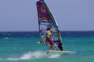 Sarah Quita on form - PWA Sotavento Fuerteventura World Cup 2012 photo copyright  John Carter / PWA http://www.pwaworldtour.com taken at  and featuring the  class