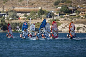 Sarah Quita out in front - PWA Pegasus Airlines World Cup 2012 photo copyright  John Carter / PWA http://www.pwaworldtour.com taken at  and featuring the  class