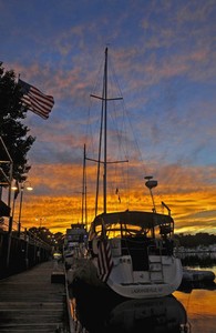 Snowbirds Bob and Ann Shere on their 42ft Beneteau, photo by cslate photo copyright  SW taken at  and featuring the  class