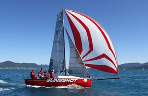 Another 650 in the fleet, Slingshot - Telcoinabox Airlie Beach Race Week 2012 photo copyright Teri Dodds http://www.teridodds.com taken at  and featuring the  class