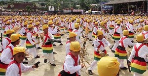 Traditional soya soya dance photo copyright  SW taken at  and featuring the  class
