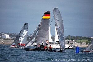 2012 European and UK 18ft Skiff Grand Prix and UK National Championships photo copyright Chris Davison / Ullman Sails UK taken at  and featuring the  class