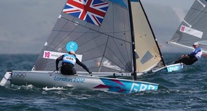 Ben Ainslie - London 2012 Olympic Sailing Competition photo copyright Francois Richard taken at  and featuring the  class