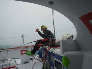 Latitude Neige – Longitude Mer. Photo: Redukto - Transat Quebec Saint-Malo photo copyright Transat Quebec Saint-Malo http://www.quebecsaintmalo.com taken at  and featuring the  class