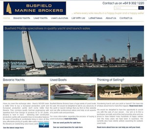 Busfield Marine have launched a new website  www.busfieldmarine.co.nz photo copyright SW taken at  and featuring the  class