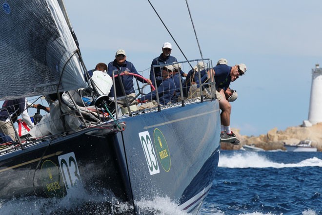 Bella Mente, with owner Hap Fauth at the helm © Tim Wright