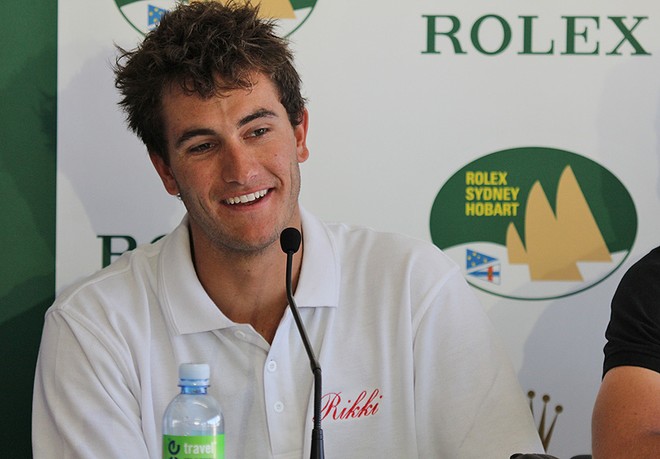 Silver Medallist, Blair Tuke of New Zealand talks about his many sailing activities of late. - Rolex Sydney Hobart Yacht Race ©  John Curnow