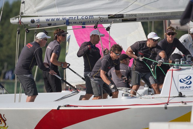 Quarter final between Peter Gilmour and his son David at the 2012 Monsoon Cup. © Gareth Cooke - Subzero Images http://www.subzeroimages.com