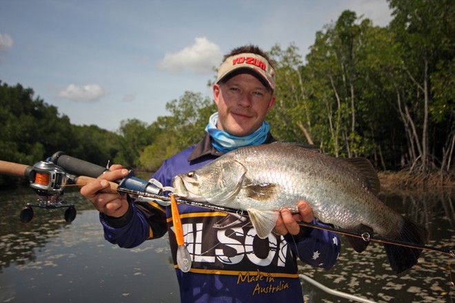 When it comes to barramundi fishing, lure fishing is highly effective. © Jarrod Day