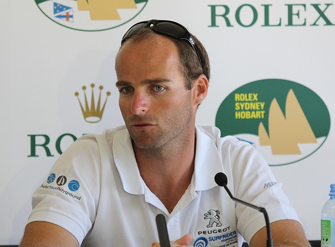 Peugeot Surfrider’s Nicolas Lunven. - Rolex Sydney Hobart Yacht Race ©  John Curnow