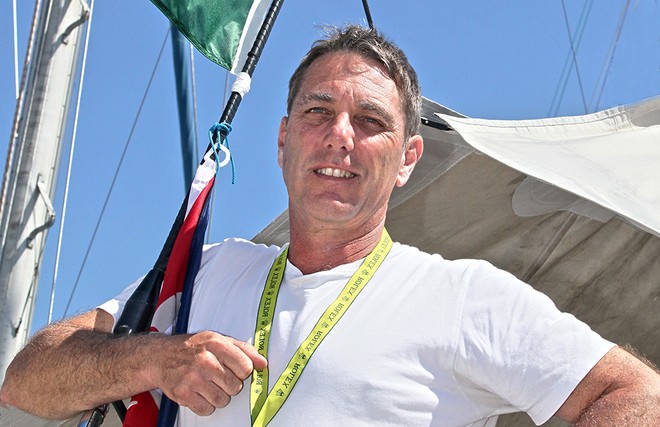 Andrew Saies, owner and skipper of Two True - Rolex Sydney Hobart Yacht Race 2102 © Crosbie Lorimer http://www.crosbielorimer.com