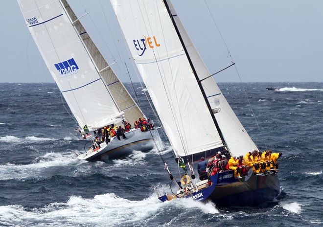 Ambersail and Brindabella - Rolex Sydney to Hobart ©  Alex McKinnon Photography http://www.alexmckinnonphotography.com