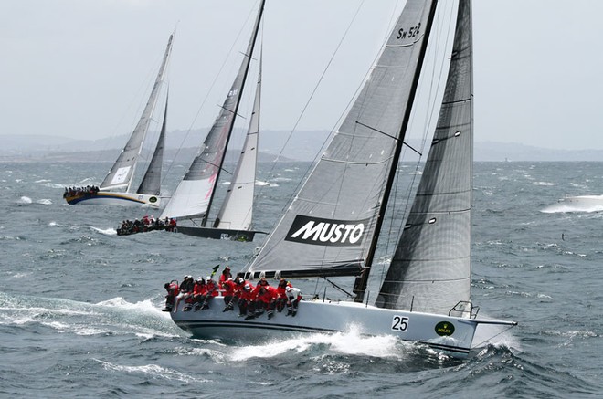 Calm, Living Doll and KLC Bengal 7 - Rolex Sydney to Hobart ©  Alex McKinnon Photography http://www.alexmckinnonphotography.com