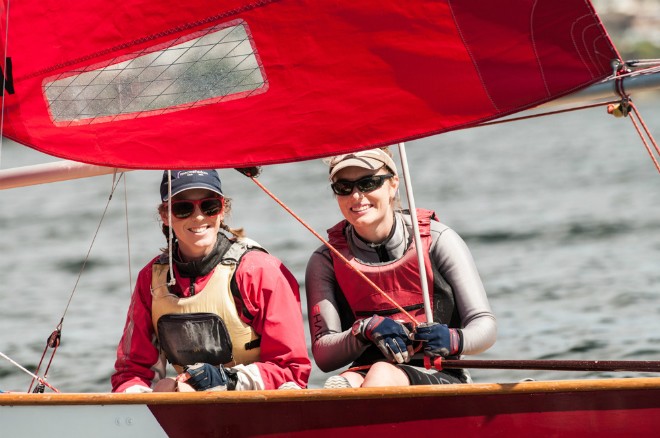 Jessie and Kath celebrate their National title. © Rob Cruse