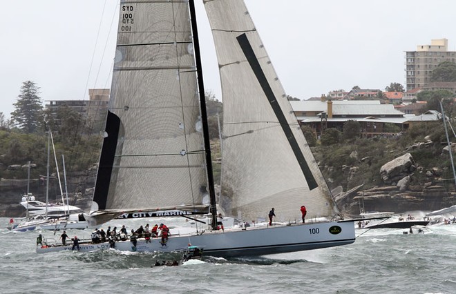 Ragamuffin Loyal about to go through the heads - Rolex Sydney to Hobart ©  Alex McKinnon Photography http://www.alexmckinnonphotography.com