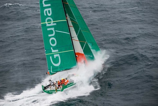 Among others, Dubois managed the Groupama VOR 2011-12 sail order with the help of his team at North Sails in France.<br />
  © Paul Todd/Outside Images http://www.outsideimages.com