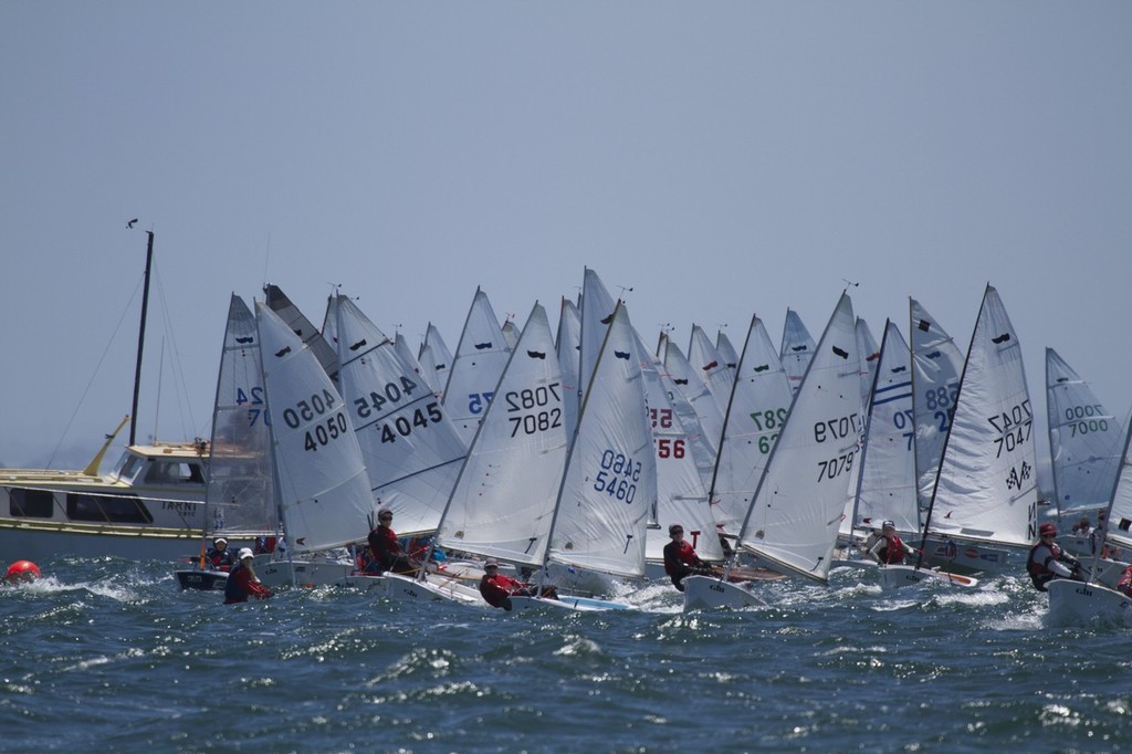 Sabot nationals: Start of race 1, photo copyright Shane Baker Photographs http://www.shanebaker.net taken at  and featuring the  class