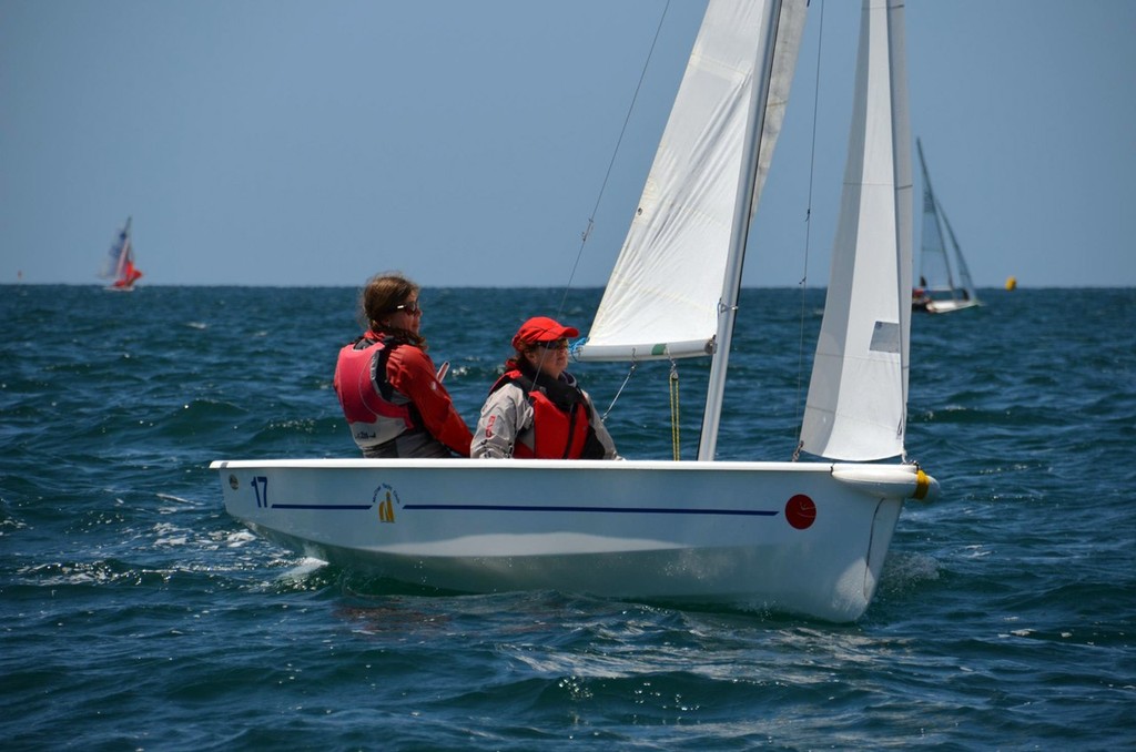 Lisa Barrand & Louise Manson in Pacer McCYC 17. - Ronstan Pacer Nationals 2012/13 © Rhenny Fermor