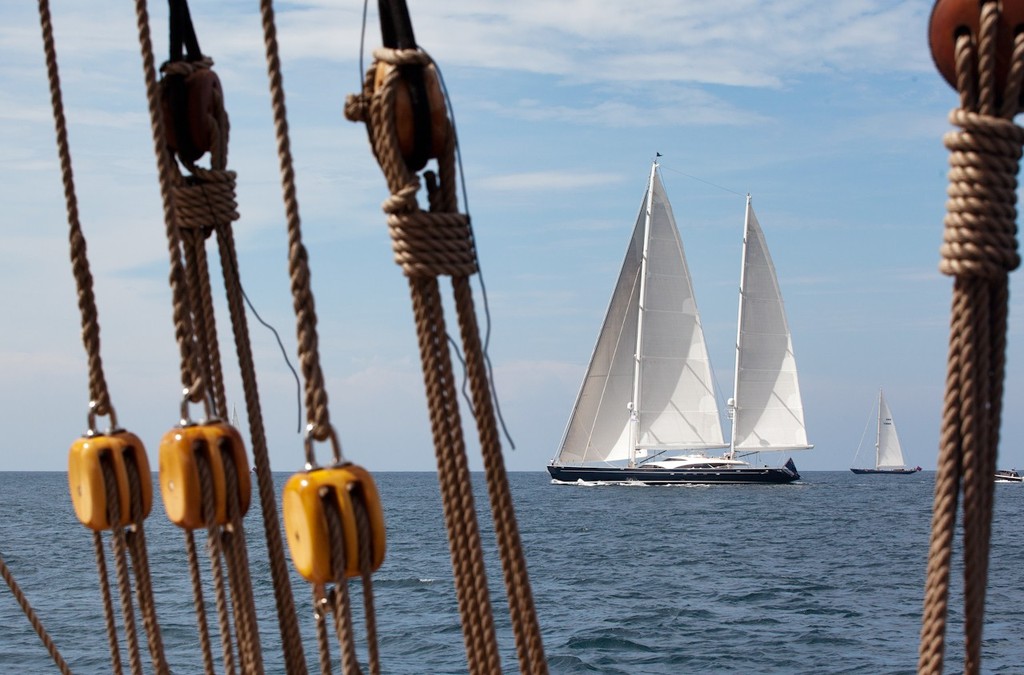 Asia Superyacht Rendezvous  2012. Twizzle under plain sail. photo copyright Guy Nowell http://www.guynowell.com taken at  and featuring the  class