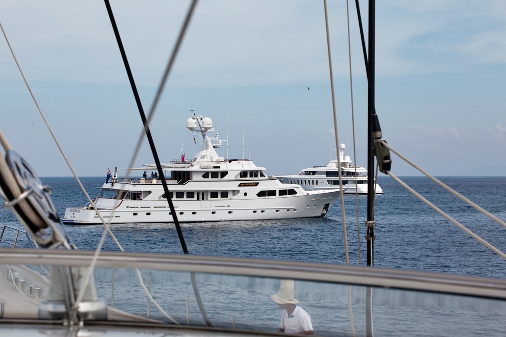 Asia Superyacht Rendezvous  2012 - Maverick, Committee Boat © Guy Nowell http://www.guynowell.com
