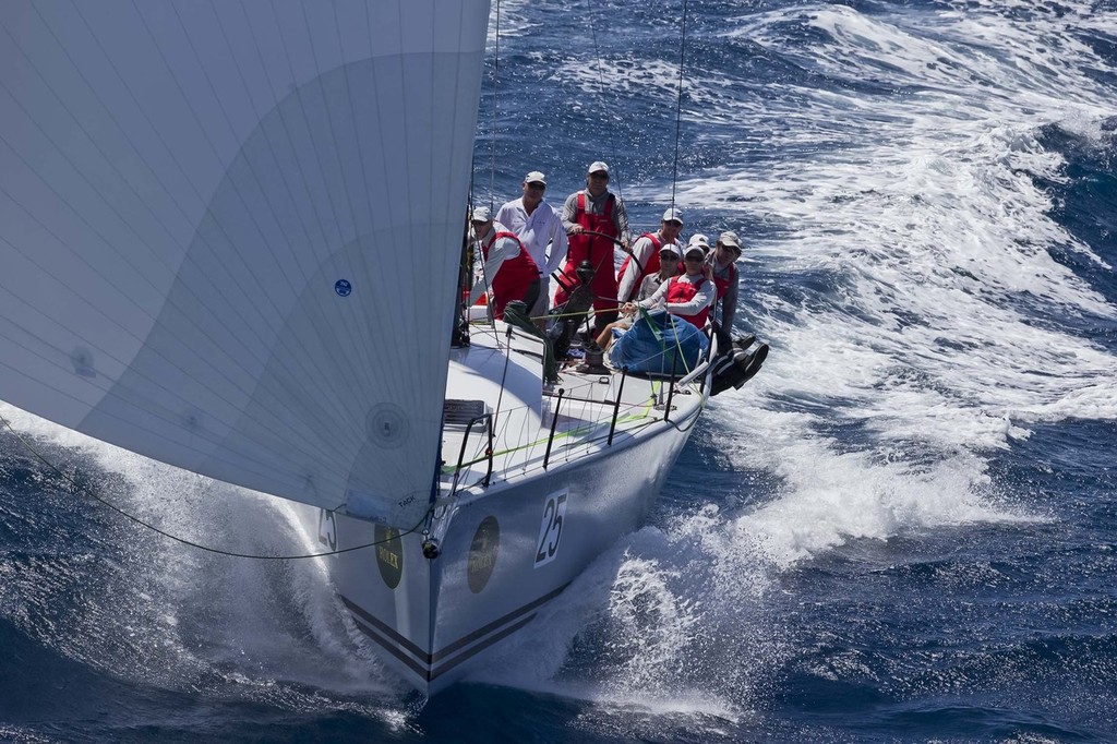 Calm powering down the coast - Rolex Sydney to Hobart Yacht Race 2012 photo copyright  Rolex / Carlo Borlenghi http://www.carloborlenghi.net taken at  and featuring the  class
