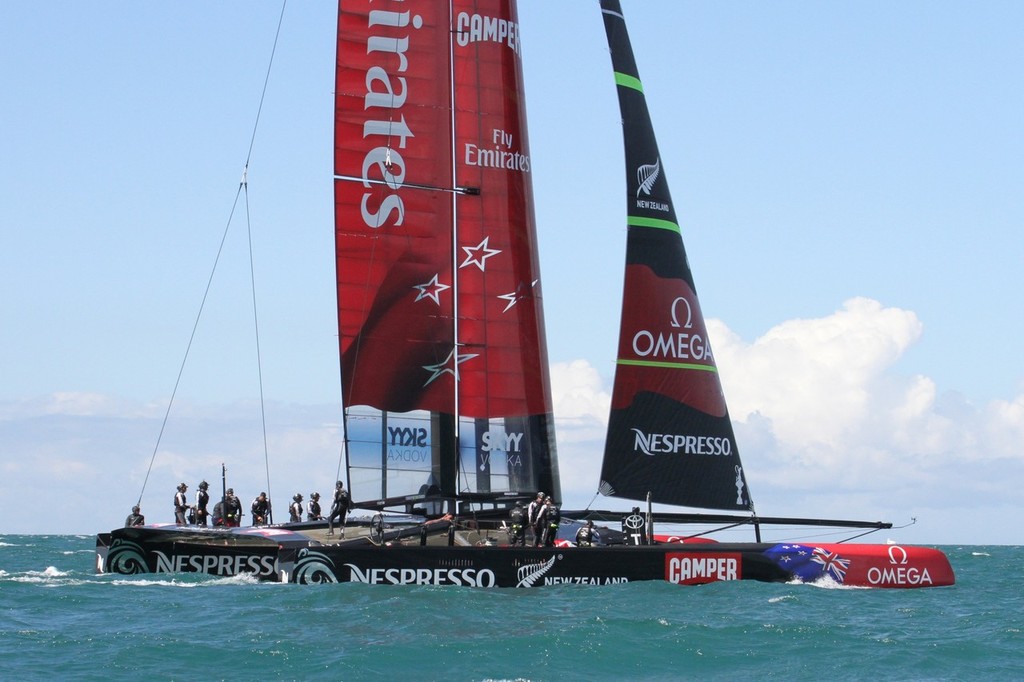 Emirates Team NZ on Day 30 photo copyright Richard Gladwell www.photosport.co.nz taken at  and featuring the  class