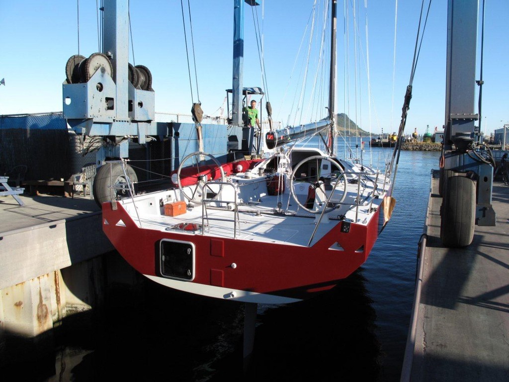 Kagirohi being launched off Tauranga © SW