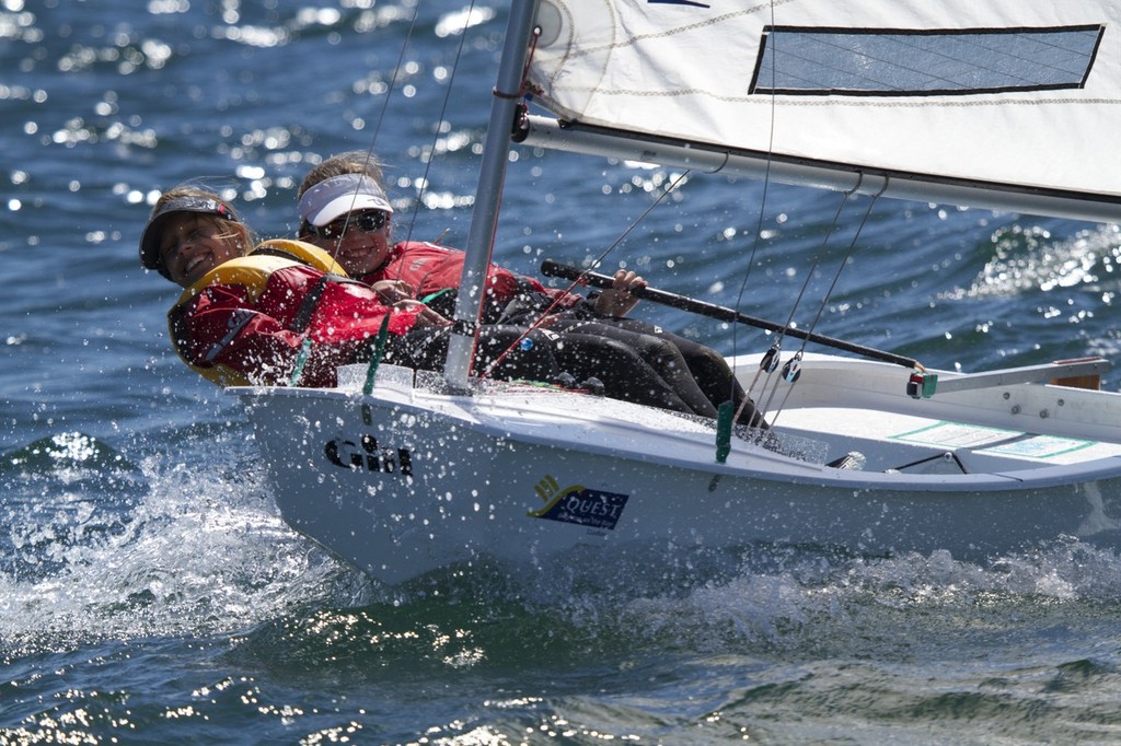 Sabot nationals: two up fun - 49th Sabot Nationals, Brighton photo copyright Shane Baker Photograhy taken at  and featuring the  class