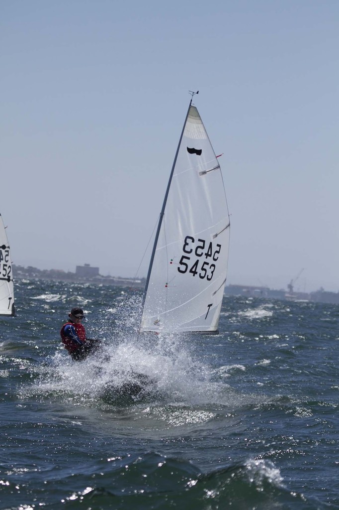 2012 Sabot nationals: plenty of splash<br />
 © Shane Baker Photographs http://www.shanebaker.net