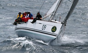 One of the Beneteaus beginning the trip South - Rolex Sydney to Hobart photo copyright  Alex McKinnon Photography http://www.alexmckinnonphotography.com taken at  and featuring the  class