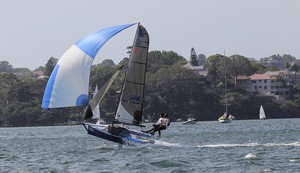 Garde 1st place - Lincoln Crowne NSW 12ft Skiff State Titles photo copyright Nick Press taken at  and featuring the  class