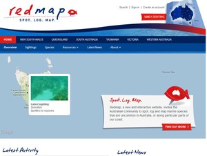 Screen shot of the new look REDMAP photo copyright Carl Hyland taken at  and featuring the  class