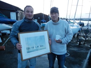 Icebreaker Winner Graham Sunderland (l) and Runner Up James Meaning - 1.1.2013 - Illusion Sailing - Christmas Cracker & Ice Breaker photo copyright Rudy Jurg taken at  and featuring the  class