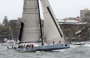 Ragamuffin Loyal about to go through the heads - Rolex Sydney to Hobart photo copyright  Alex McKinnon Photography http://www.alexmckinnonphotography.com taken at  and featuring the  class