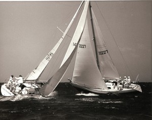Archived photo from Block Island Race Week in the 1970s. photo copyright  Richard Reuss taken at  and featuring the  class