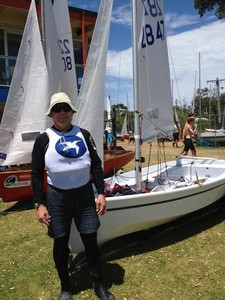 Alan Riley all smiles at the Pacer Nationals - Ronstan Pacer Nationals 2012-13 photo copyright Ronstan htttp://www.ronstan.com.au taken at  and featuring the  class