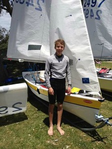 Brody Riley current lead Junior skipper - Ronstan Pacer Nationals 2012-13 photo copyright Ronstan htttp://www.ronstan.com.au taken at  and featuring the  class