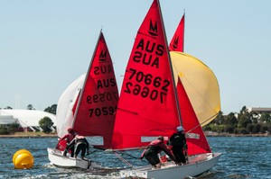 Rounding the last wing mark - Kamikaze, Bob and Bullet Proof photo copyright Rob Cruse taken at  and featuring the  class