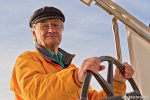 Dr. Stanley Paris aboard Kiwi Spirit photo copyright George Bekris http://www.georgebekris.com/ taken at  and featuring the  class