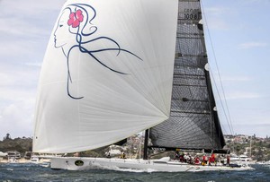 81, LAHANA, Sail No: 10081, Owner: Peter Millard and John Honan, Design: Bakewell - White 30m, LOA (m): 29.9, State: NSW
Start of the 68th Rolex Sydney Hobart - 2012 Rolex Sydney Hobart Yacht Race photo copyright  Rolex/Daniel Forster http://www.regattanews.com taken at  and featuring the  class