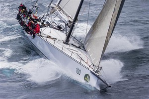 RAGAMUFFIN LOYAL plunging through steep chop on first afternoon - 2012 Rolex Sydney Hobart Yacht Race photo copyright  Rolex / Carlo Borlenghi http://www.carloborlenghi.net taken at  and featuring the  class