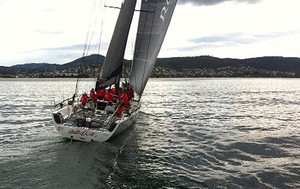 Rolex Sydney Hobart 2012 - Wild Oats XI a mile from the finish photo copyright Crosbie Lorimer http://www.crosbielorimer.com taken at  and featuring the  class