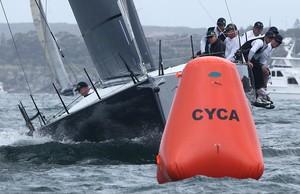 Hooligan has to shoot the mark, SOLAS Big Boat Race. - Rolex Sydney Hobart Yacht Race 2102 photo copyright Crosbie Lorimer http://www.crosbielorimer.com taken at  and featuring the  class