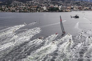 XI, WILD OATS XI, Sail No: AUS 10001, Owner: Robert Oatley, Design: Reichel/Pugh 30 Mtr, LOA (m): 30.5, State: NSW - 2012 Rolex Sydney Hobart Yacht Race photo copyright  Rolex / Carlo Borlenghi http://www.carloborlenghi.net taken at  and featuring the  class