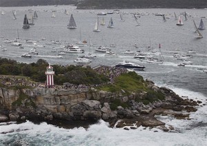 Start of the race in Sydney Harbour - 2011 Rolex Sydney Hobart Yacht Race photo copyright  Rolex/Daniel Forster http://www.regattanews.com taken at  and featuring the  class
