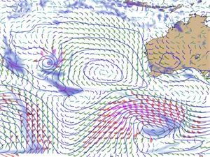 Weather map, December 13th, 2012 photo copyright Vendee Globe http://www.vendeeglobe.org taken at  and featuring the  class