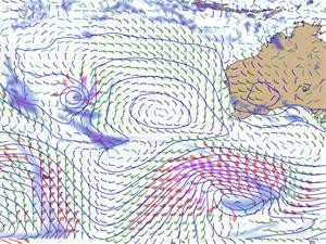 Weather map, December 13th, 2012 photo copyright Vendee Globe http://www.vendeeglobe.org taken at  and featuring the  class