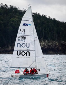 UON sailing action photo copyright 2012 UON SB20 World Championships taken at  and featuring the  class